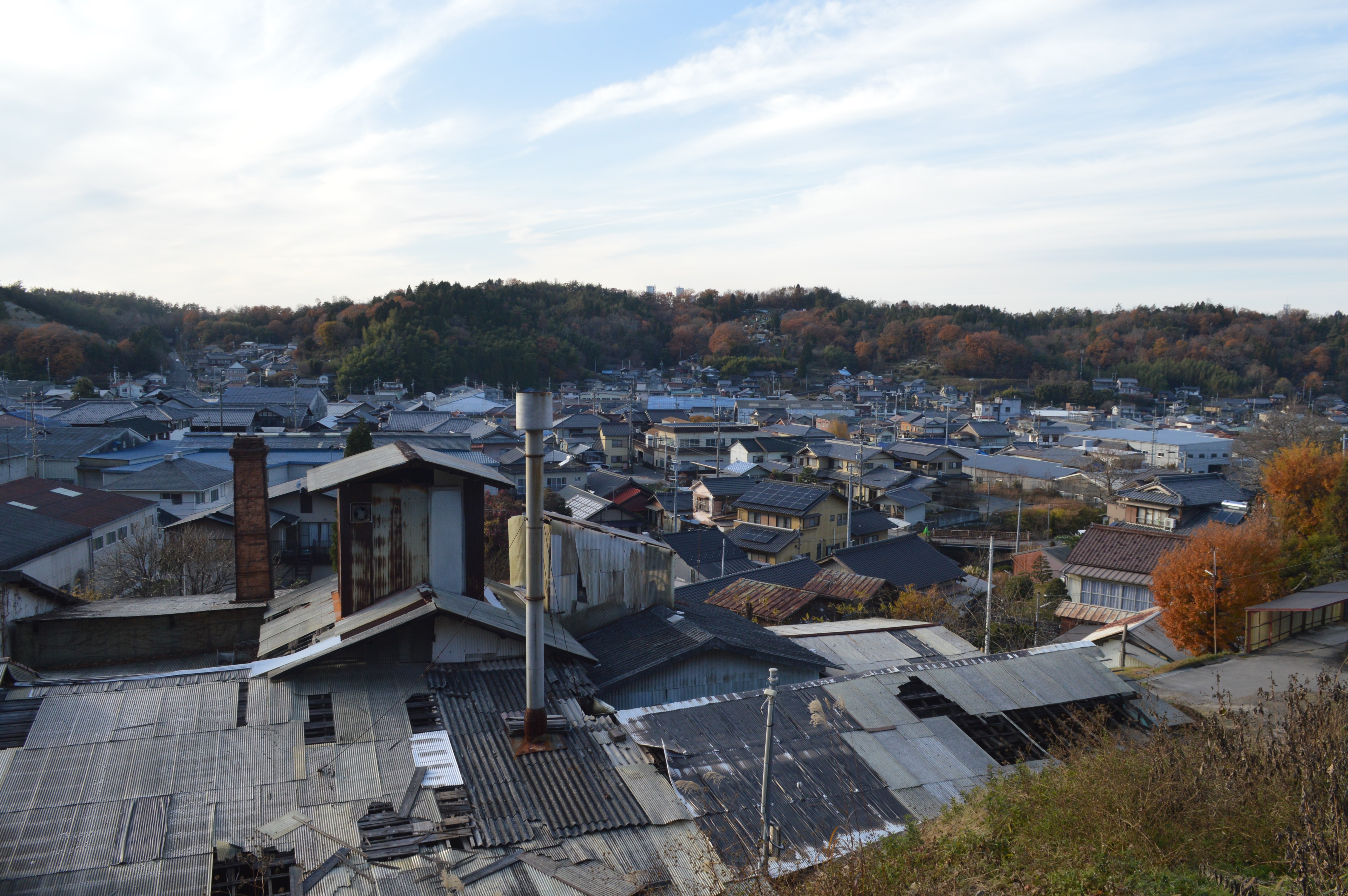 土岐市駄知町の街並み
