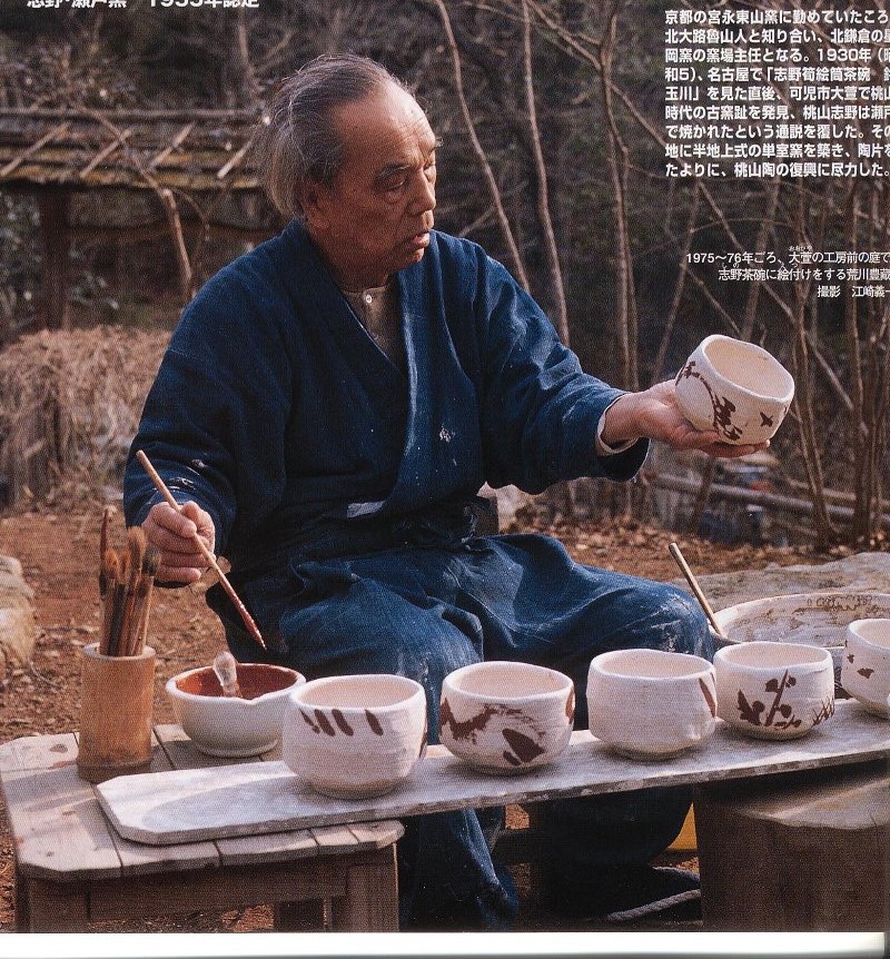 荒川 豊蔵氏の 年譜について
